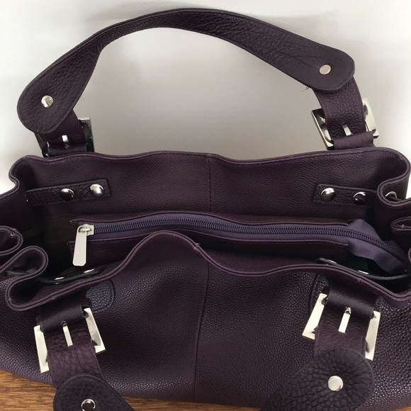COPY - Purple Leather Purse - Picture 3 of 9